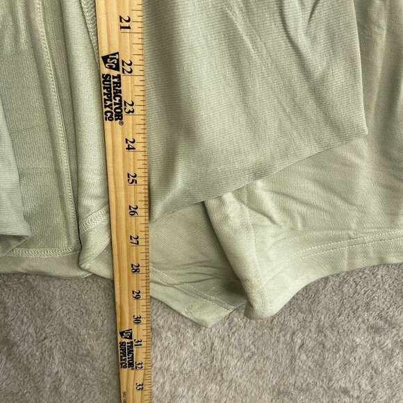 NEW Max & Mia Women's XL Drape Front Cardigan Green Side Pocket - Picture 5 of 9